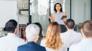 The benefits of a motivational speaker inspiring your team