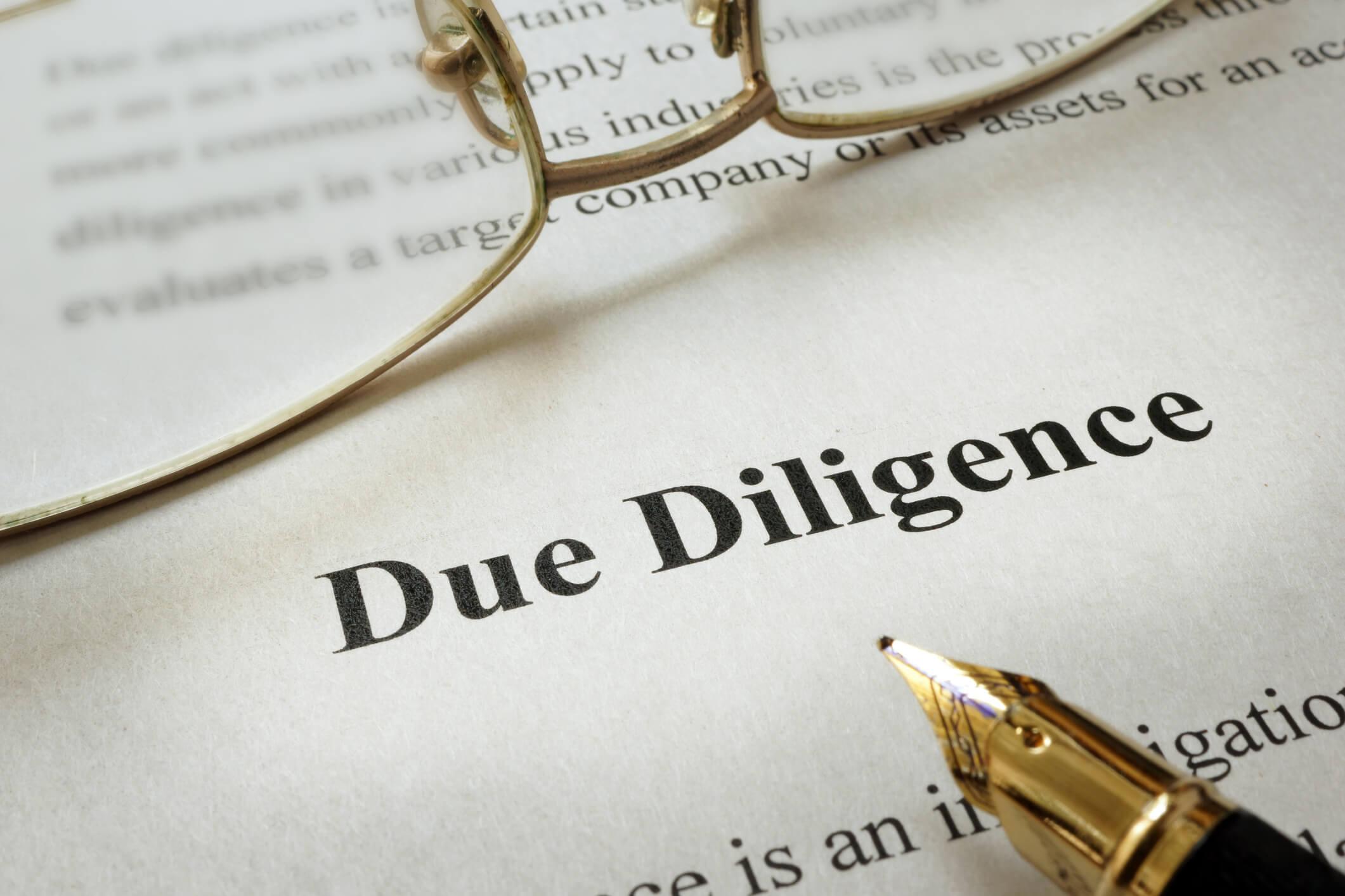 Enhanced due diligence processes during onboarding