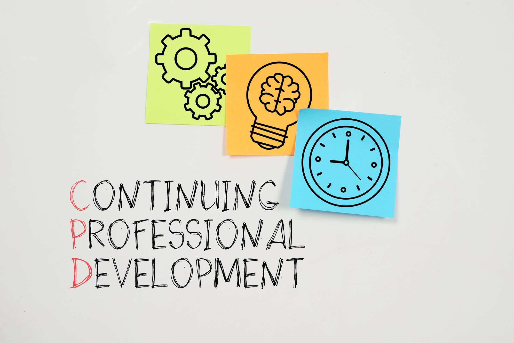 Developing a structured CPD plan