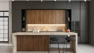 How to choose a kitchen worktop ' the choices between Solid Surface, Marble, Granite, Quartz, Glass, Wood and Laminate