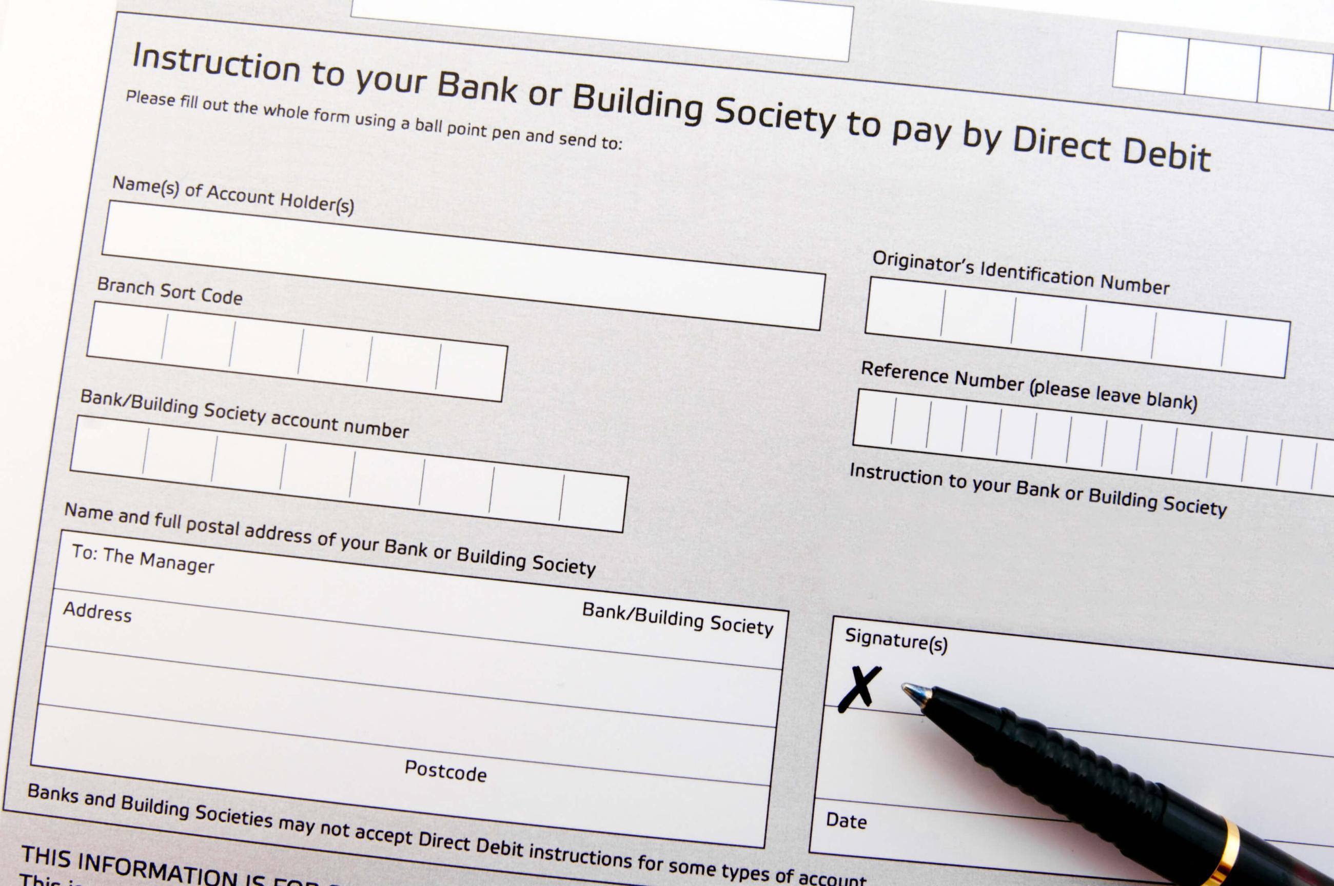 Payment protected by Direct Debit Guarantee