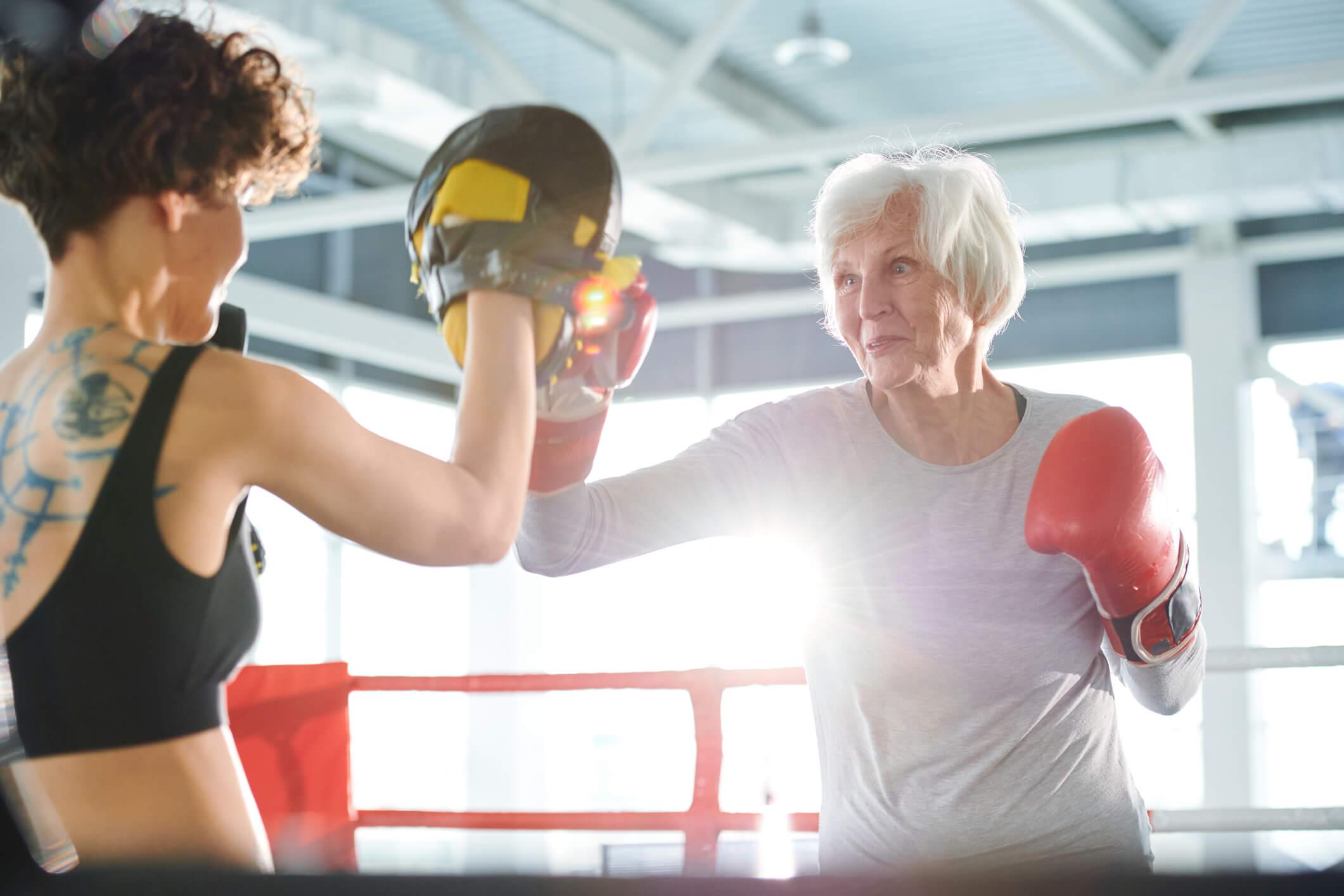 Benefits of boxing for older learners